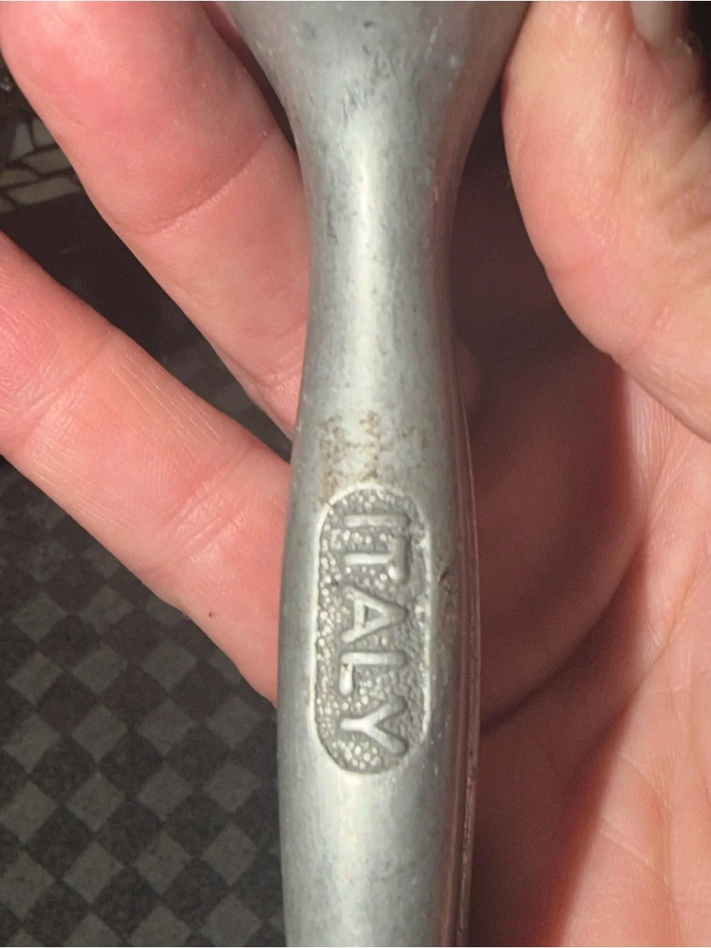 Vintage Metal Gray Nutcracker and Garlic Press - Heavy-Duty Kitchen Tool